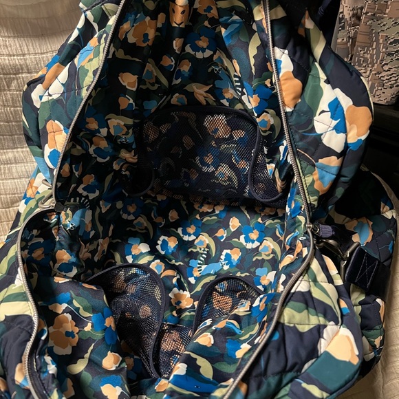 Vera Bradley Performance Twill Extra Large Weekender Bag in Immersed Blooms - Picture 3 of 6